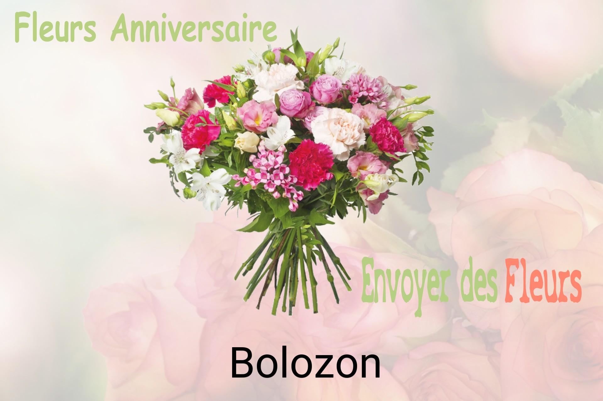 Bouquet de fleurs d’anniversaire livré à Bolozon